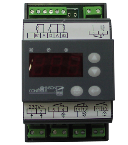 Régulateur rail DIN 230V 4 relais MR4DR230-2C