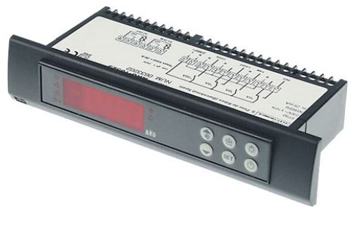 Régulateur encastrable façade large 4 relais 230V AKO-10323