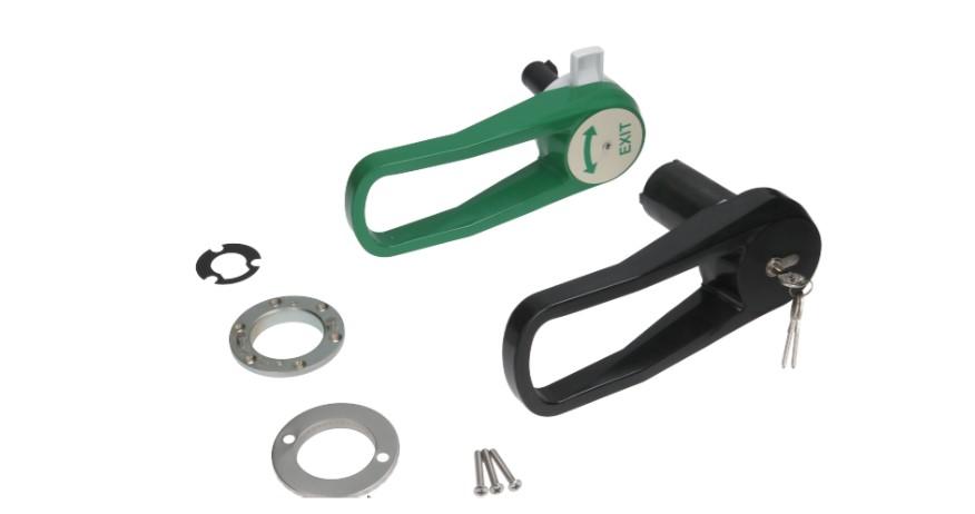 Fermeture STUV à droite pour porte chambre froide de 90 mm