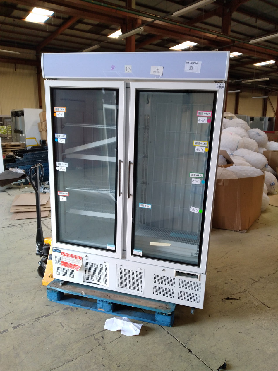 Armoire froid négatif 2P Polar - GH507-E-02 reconditionné