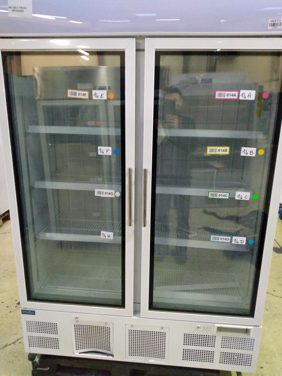 Armoire froid négatif 2P Polar - GH507-E-02 reconditionné