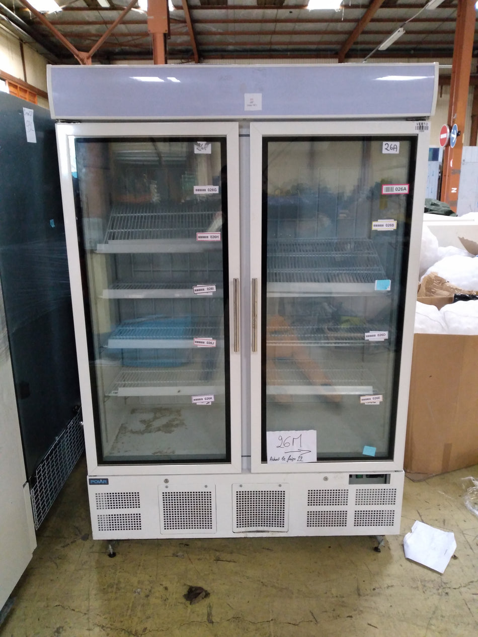Armoire froid négatif 2P Polar - GH507-E-02 reconditionné