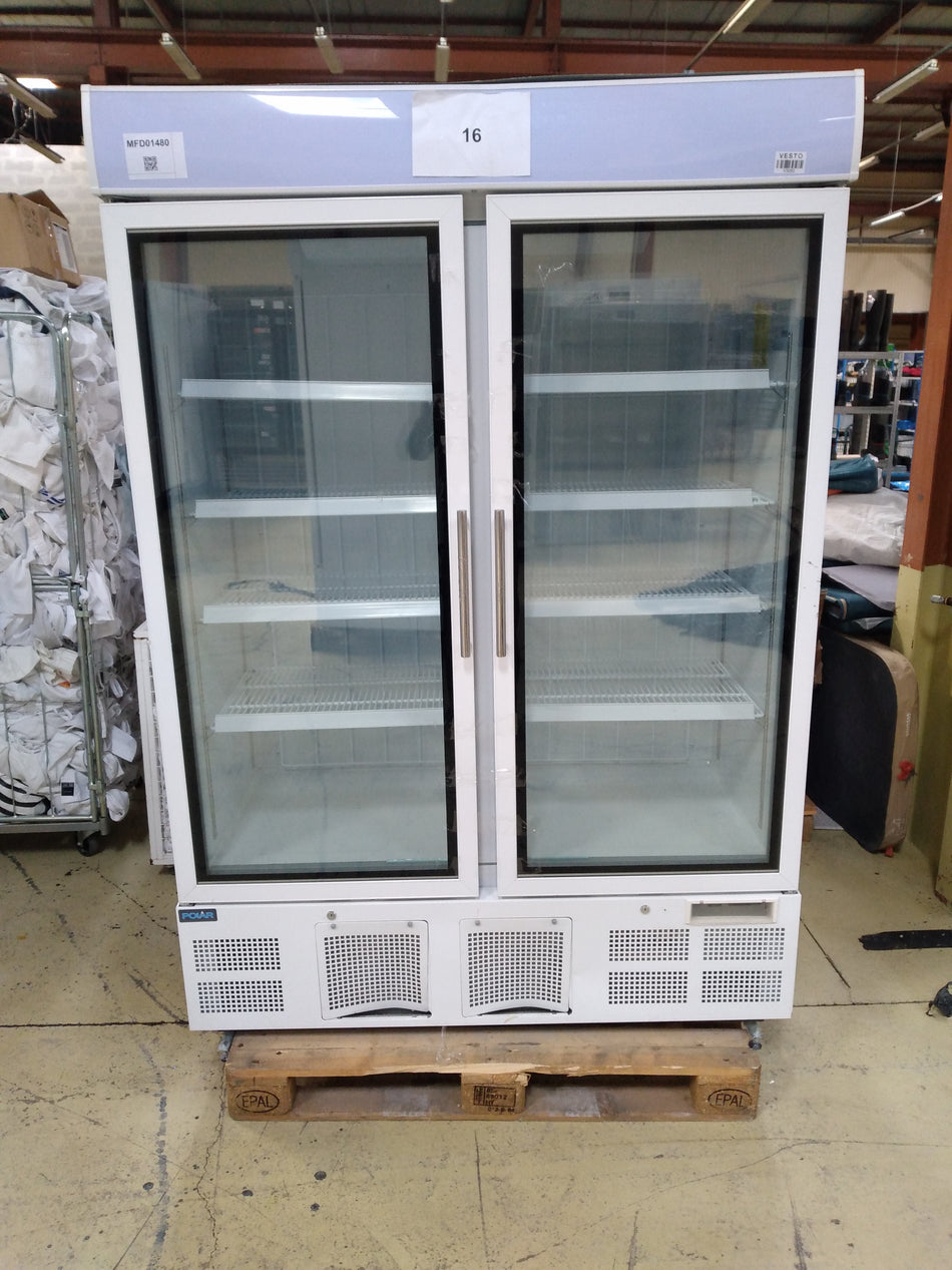 Armoire froid négatif 2P Polar - GH507-E-02 reconditionné